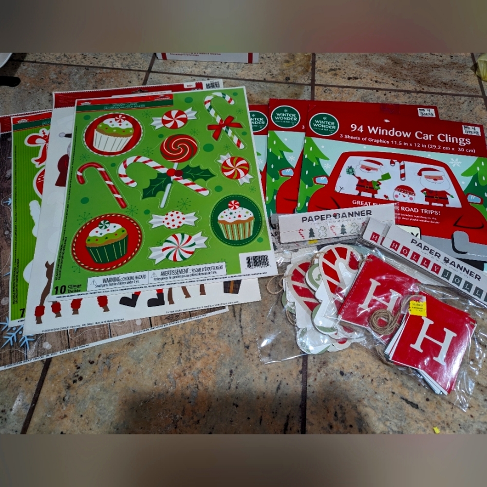 Christmas Wall/car clings & banners